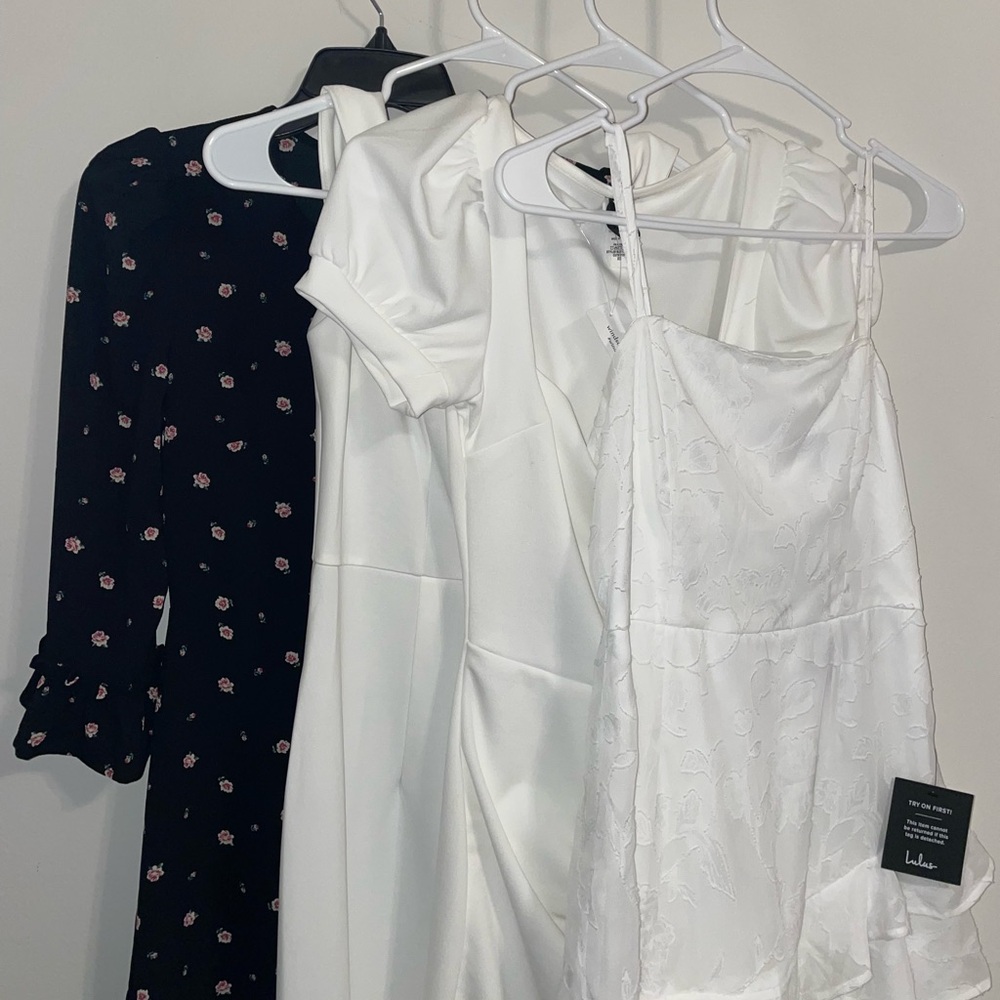 Lulus White Dress Bundle
